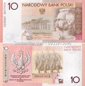 Ba Lan - Poland 10 Zlotych 2008