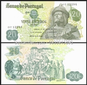 Bồ Đào Nha - Portugal 20 escudos 1980
