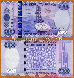 Rwanda - 2000 Francs - 2007