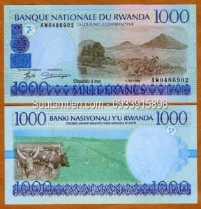 Rwanda 1000 Francs 1998