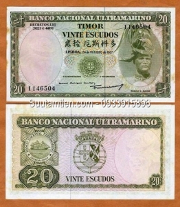 Timor 20 escudos 1967