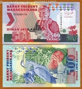 Madagascar 2500 FRANCS 1993