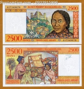 Madagascar 2500 Francs 1998