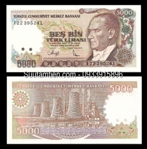Thổ Nhĩ Kỳ 5.000 Lira (1984-1997)