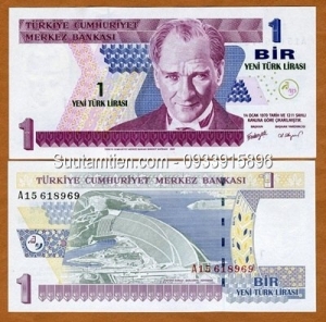 Thổ Nhĩ Kỳ - Turkey 1 lire 2005