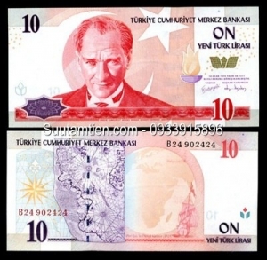 Thổ Nhĩ Kỳ - Turkey 10 lire 2005