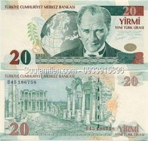 Thổ Nhĩ Kỳ - Turkey 20 lire 2005