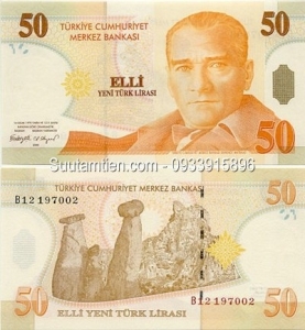 Thổ Nhĩ Kỳ - Turkey 50 lire 2005