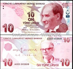 Turkey 10 Lira 2009