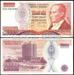 Turkey 20000 Lire 1995