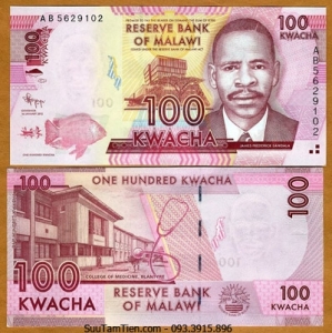 Malawi, 100 Kwacha, 2012, P-New, AB-Prefix