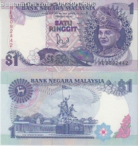 Malaysia 1 Ringgit 1989