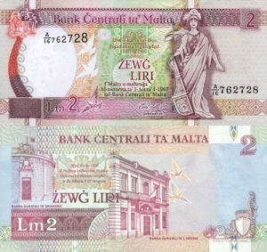Malta 2 Lira 1994