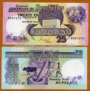 Seychelles 25 rupees 1989