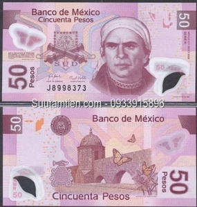 Mexico 50 Pesos 2004 polymer UNC