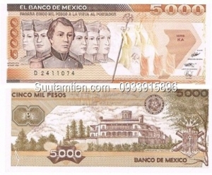 Mexico 5000 Pesos 1989
