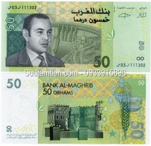 Morocco 50 Dirhams 2002