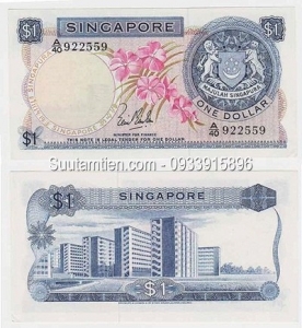 Singapore 1 Dollar 1967
