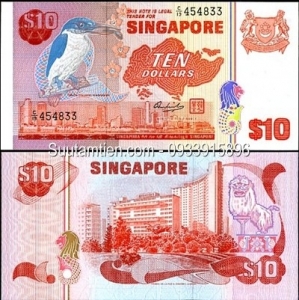 Singapore 10 Dollar 1976