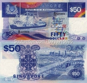 Singapore 50 dollar 1987