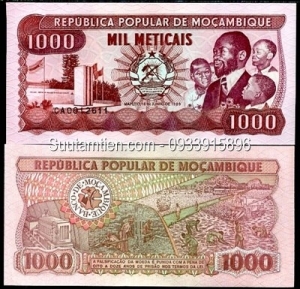 Mozambique 1000 Meticais 1989