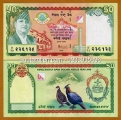 Nepal 50 Rupees 2006 tiền kỷ niệm