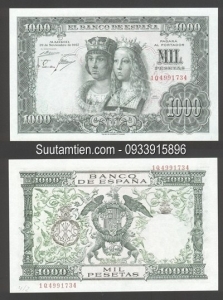Spain 1000 pesetas 1957