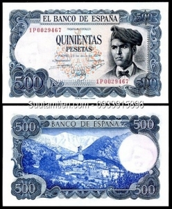 Tây Ban Nha - Spain 500 pesetas 1971