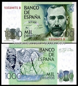 Tây Ban Nha - Spain 1000 pesetas 1979 UNC