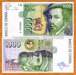 Tây Ban Nha - Spain 1000 pesetas 1992
