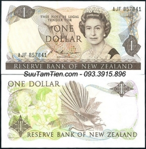 New Zealand 1 Dollar 1981 AUNC UNC