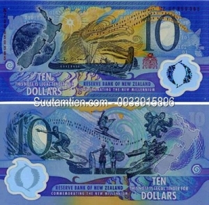 New Zealand 10 Dollar 2000 polymer
