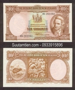 New Zealand 10 Shilling 1967