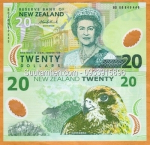 New Zealand 20 dollar 2006 polymer