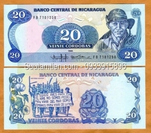 Nicaragua 20 Cordobas 1985