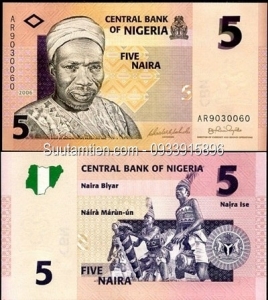 Nigeria 5 Naira 2009 polymer