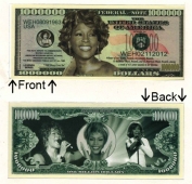 1 triệu usd Whitney Houston