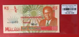 Malawi 5 Kwacha 1995 UNC