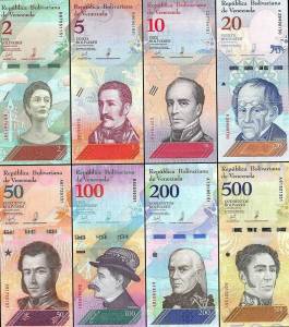 Bộ tiền Venezuela mới 2018-2019