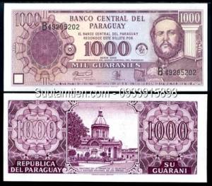 Paraguay 1000 Guaranies 2002 Commen UNC