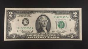 2 đô 1976 AUNC UNC