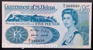 Saint Helena 5 pounds 1998 Gem UNC - Nữ hoàng
