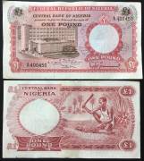 Nigeria-1-Pounds-1967-XF-AUNC