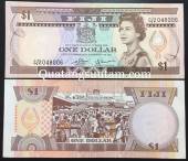 Fiji-1-Dollar-AUNC-UNC-1980