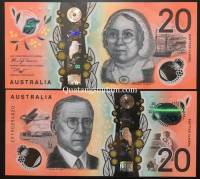 Australia 20 Dollars AUNC Polymer New 2019 - Mới phát hành