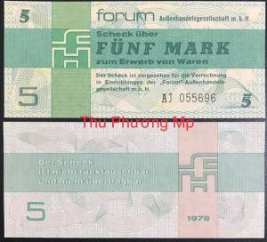 Germany Đức 5 Mark UNC 1979