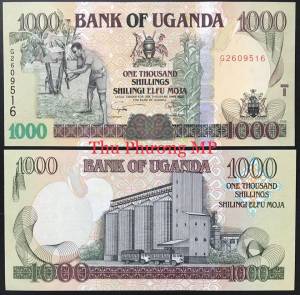 Uganda 1000 Shillings UNC 2009