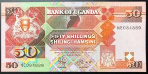 Uganda 50 Shillings UNC 1998