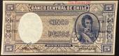 Chile-5-Pesos-UNC-1958-1959