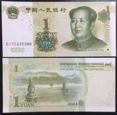 China-1-Yuan-AUNC-1999